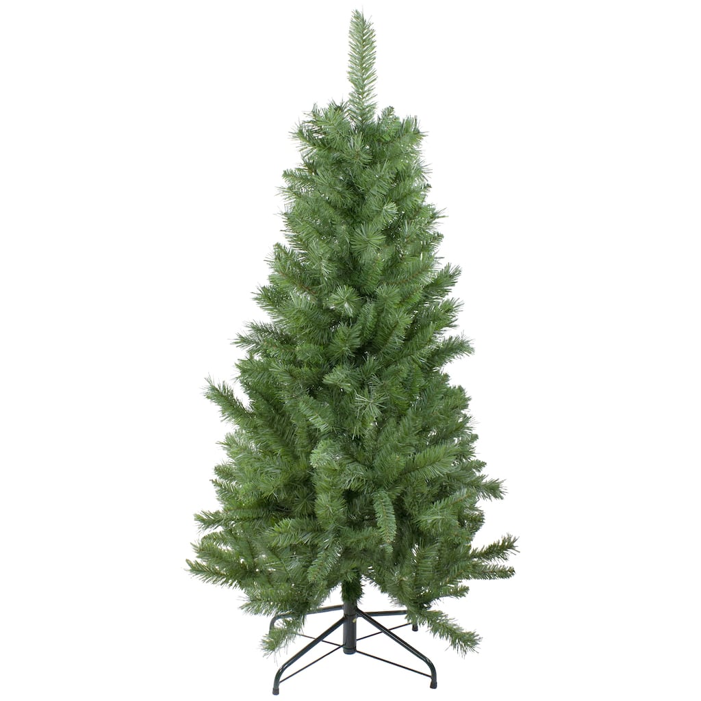 4.5' x 28" Slim Mixed Pine Artificial Christmas Tree - Unlit - 3-to-6-feet