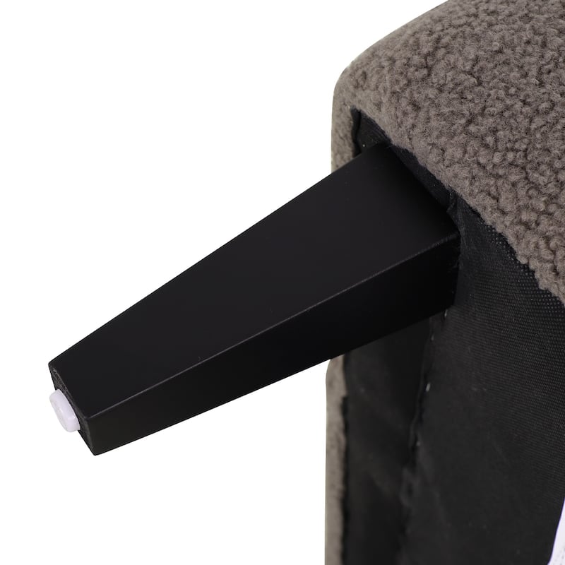 Brown 35.25" Upholstered Arm Chair