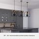 preview thumbnail 8 of 17, Hunter 12" Dukestown 4-Light Pendant - Kitchen Island, Dining Room, Entry - Contemporary, Industrial, Transitional