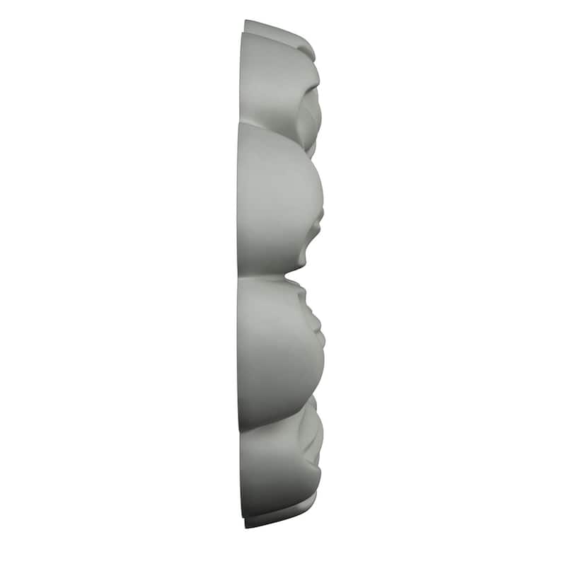 8 1/2"OD x 1 1/8"P Gian Ceiling Medallion - 8 1/2"OD x 1 1/8"P