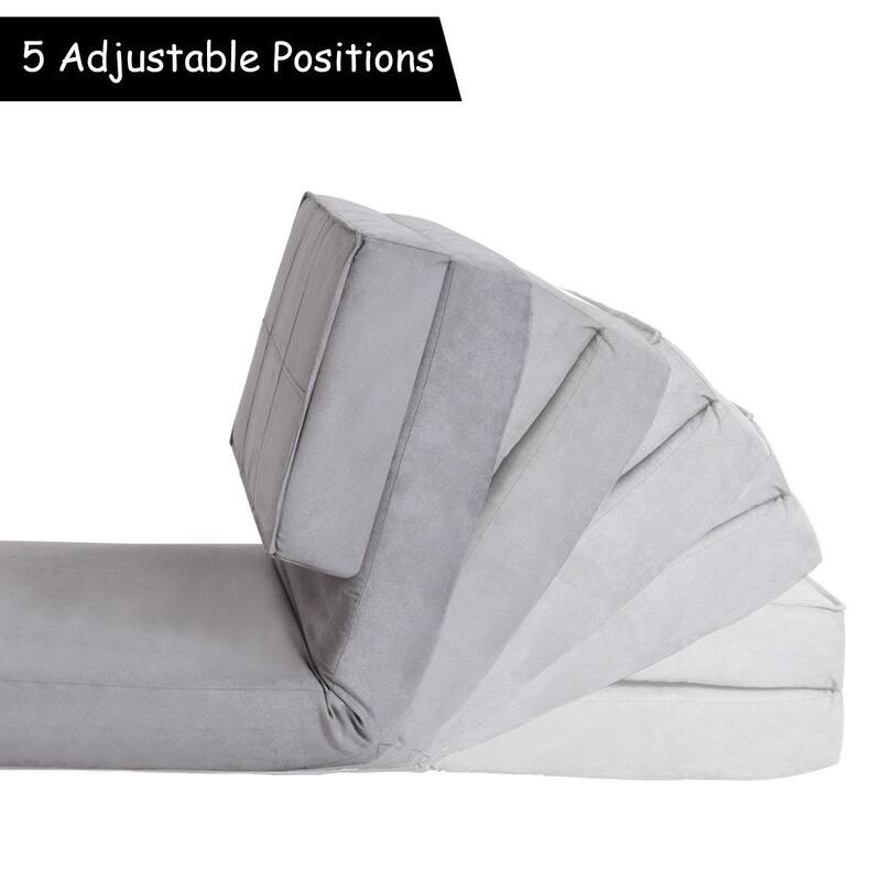 Convertible Lounger Folding Sofa Sleeper Bed - 83" x 28.3" x 4.5"(L x W x H)