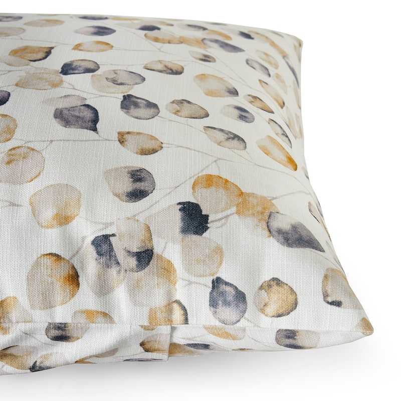 Exclusive Fabrics Printed Cotton Throw Pillow Covers 18 X 18 - Textured Decorative Pillow Covers (Set of 2)