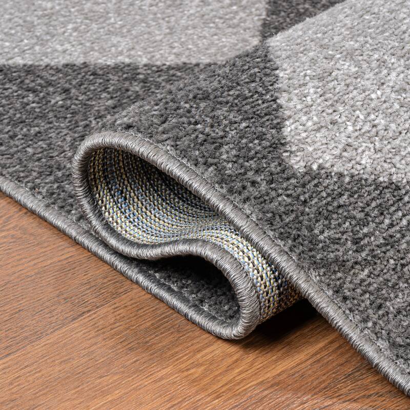 JONATHAN Y Porter Classic Geometric Diamond Pattern Rug