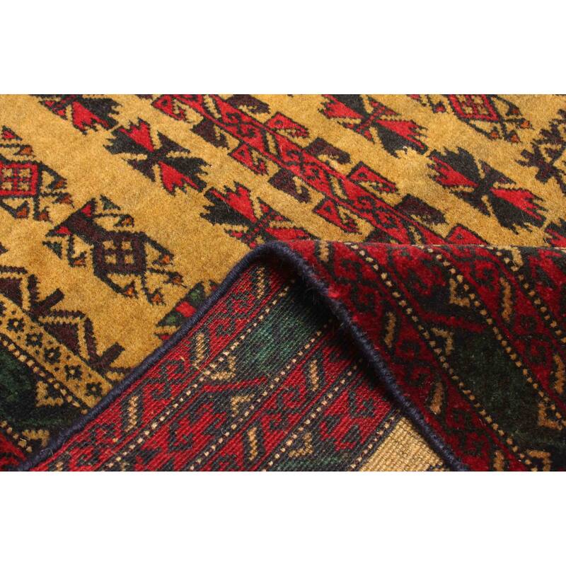 ECARPETGALLERY Hand-knotted Teimani Light Brown Wool Rug - 2'10 x 4'7