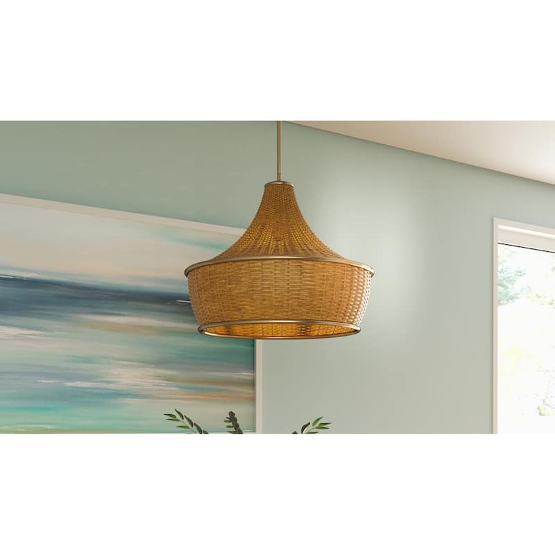 Solebay 3-Light Bronze Gold Pendant