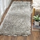 preview thumbnail 20 of 68, SAFAVIEH Polar Shag Bibi Glam Solid 3-inch Extra Thick Rug 2'3" x 14' Runner - Silver