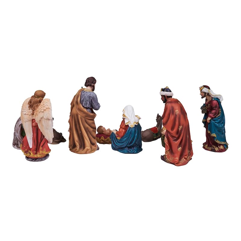 11-piece Religious Christmas Nativity Three Wise Men Figurine Set 20"