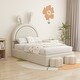 preview thumbnail 6 of 42, Upholstered Velvet Platform Bed with 2 Storage Benches