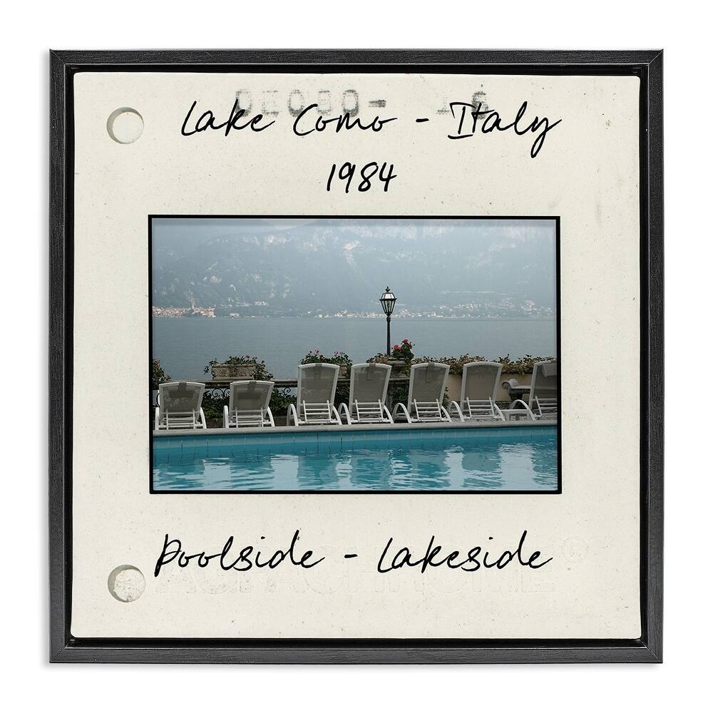 Stupell Vintage Style Italy Travel Framed Floater Canvas Wall Art Design By Danita Delimont