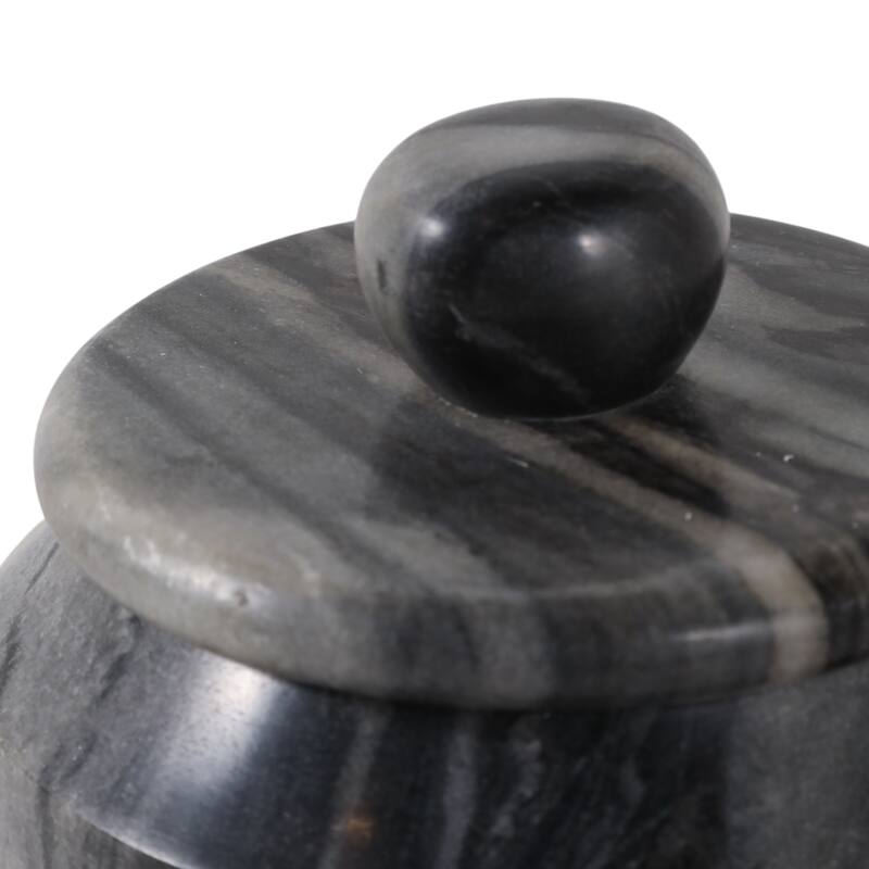 Stone Marble Decorative Jar Carved Tall Versatile Accent Display