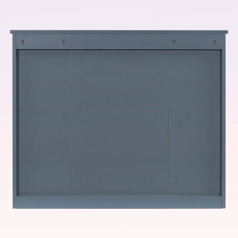 Functional Design Wall Mounted Bathroom Storage Cabinet with Mirror,6 Open Shelves,for Enhanced Organization