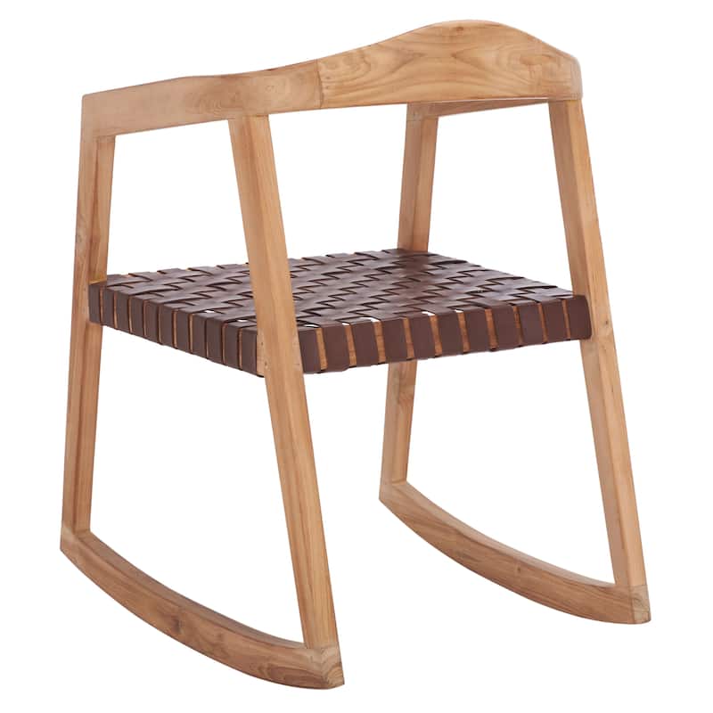 SAFAVIEH Hazelle Rocking Dining Chair - 23" W x 26" D x 33" H - 23Wx26Dx33H