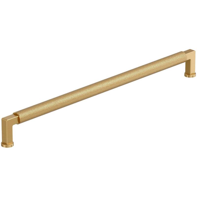 Amerock BP37629 Balata 12-5/8" Center to Center Knurled Handle Cabinet - Champagne Bronze