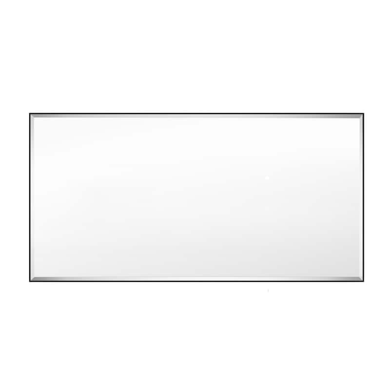 Rectangle Metal Framed Beveled Edge Bathroom Vanity Mirror