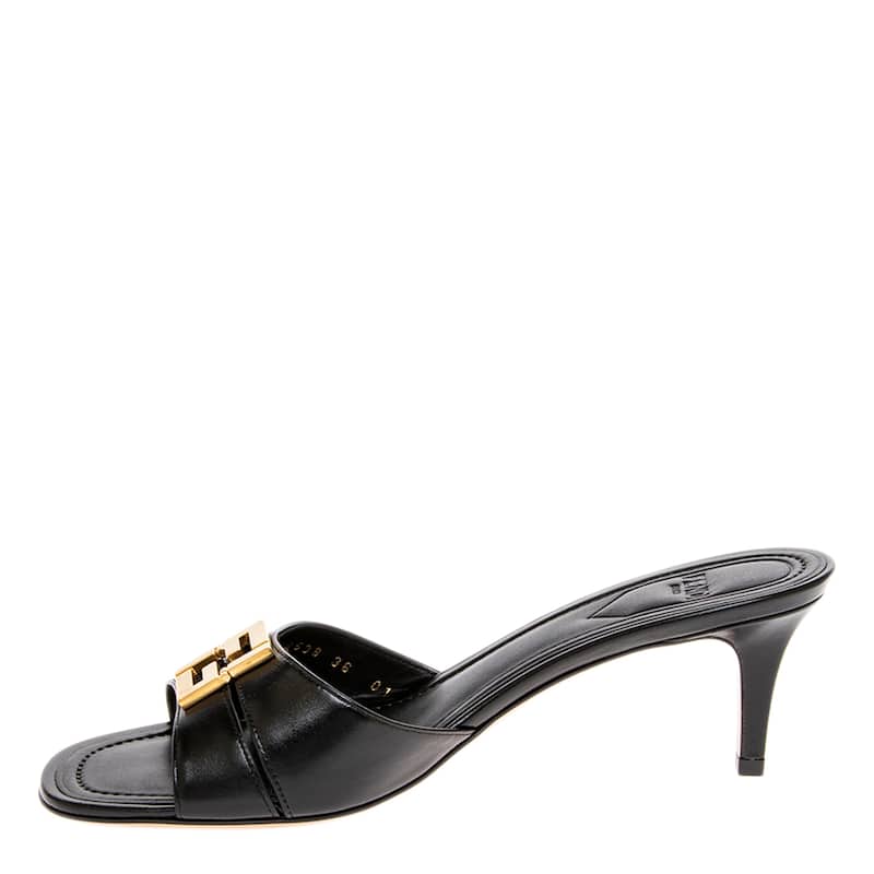 Fendi FFold Leather Sandals