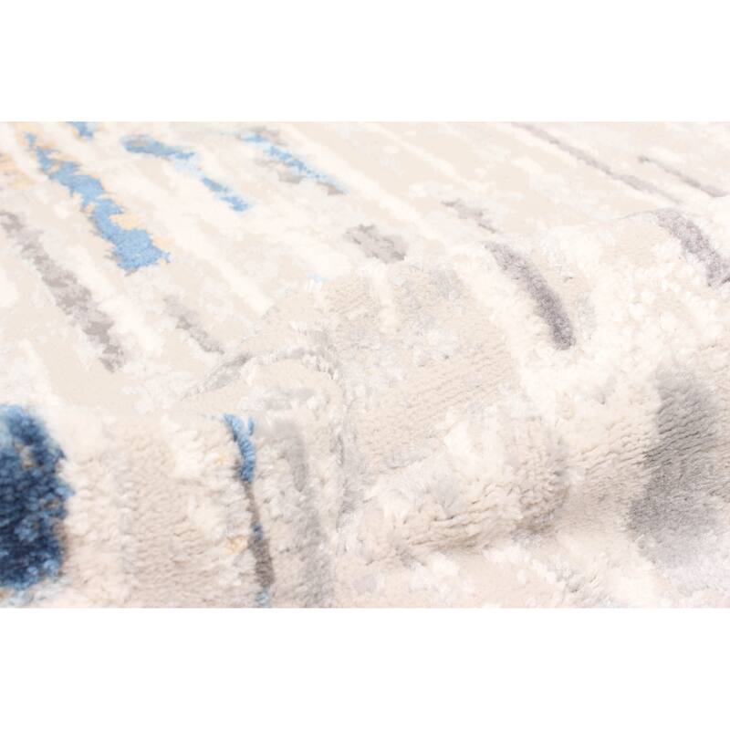 ECARPETGALLERY Machine Made Juniper Grey Area Rug