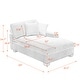 preview thumbnail 54 of 190, Modern Modular Sectional Sofa Corduroy Chaise Lounges