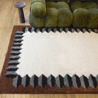 Geometric Border Rug Hadrian Geometric Border Area Rug - Bed Bath & Beyond - 42562871