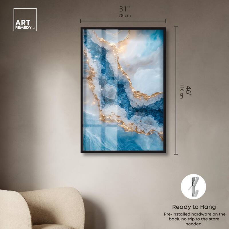 Molten Topaz I Shadowbox by Art Remedy