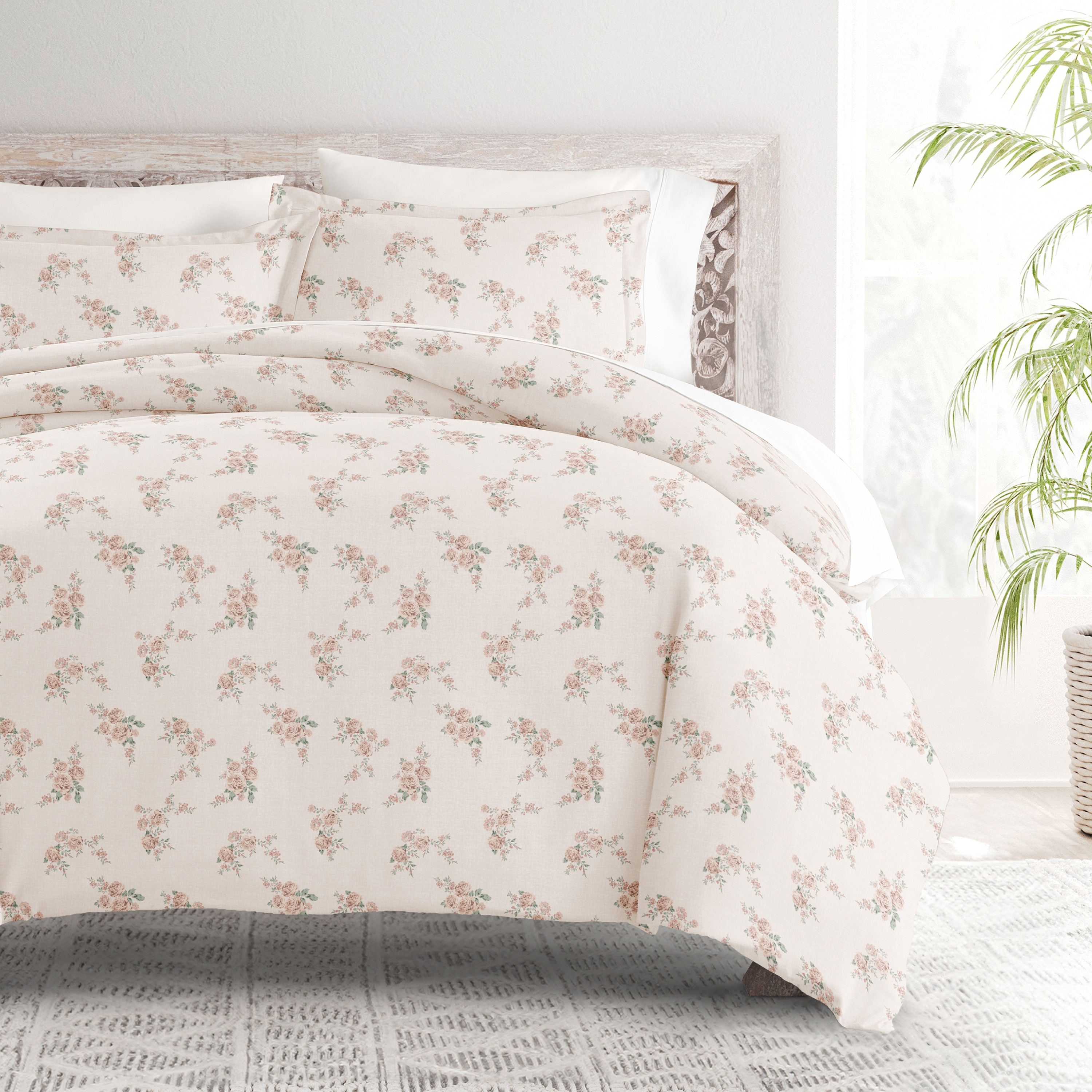 Becky Cameron 3-Piece Botanical Patterned Duvet Cover Set