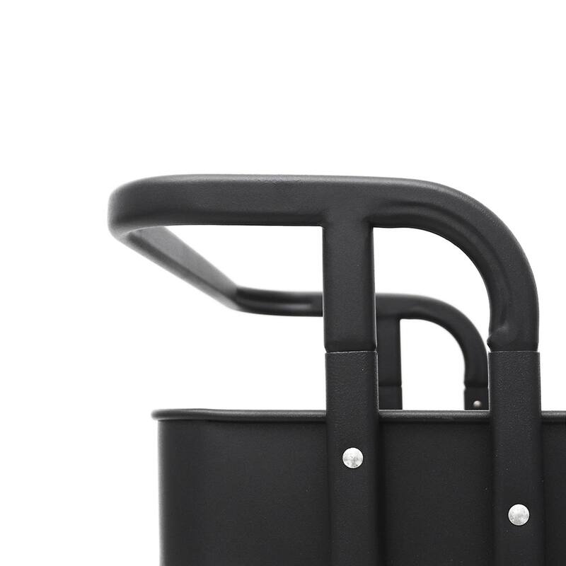 3 Tier Foldable Rolling Utility Cart