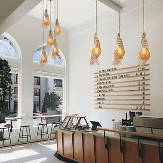 Dena 5-Light Multi Pendant Modern Rattan Cluster Chandelier - 12 Inch Wide