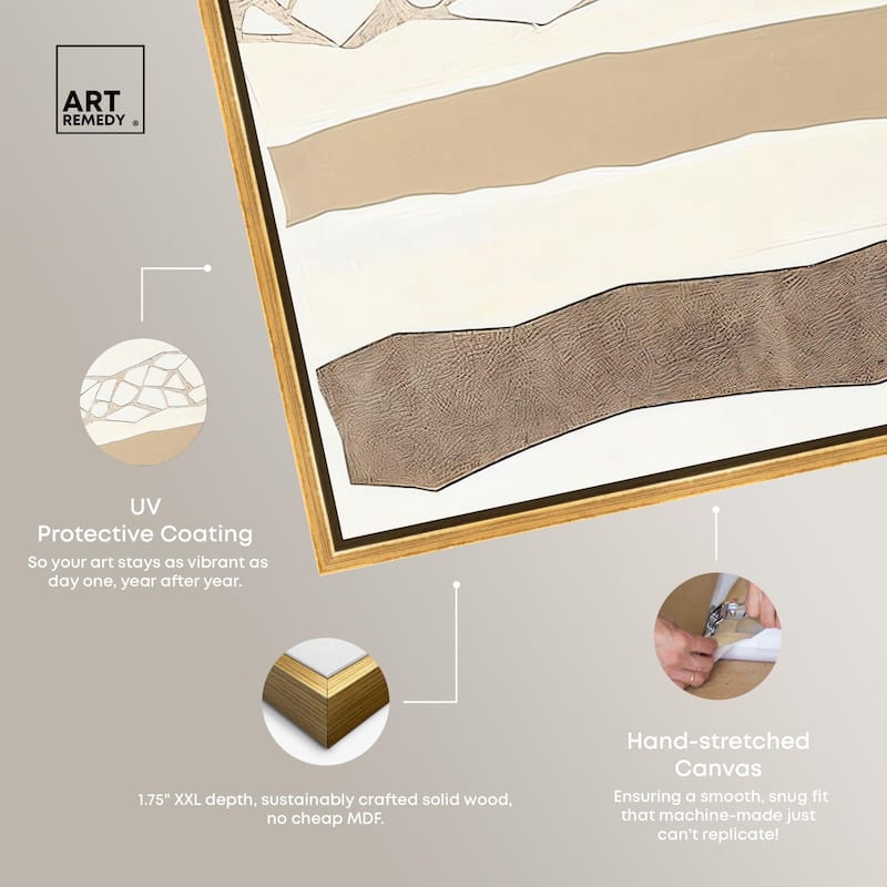 Relief Rifts I Canvas by Art Remedy
