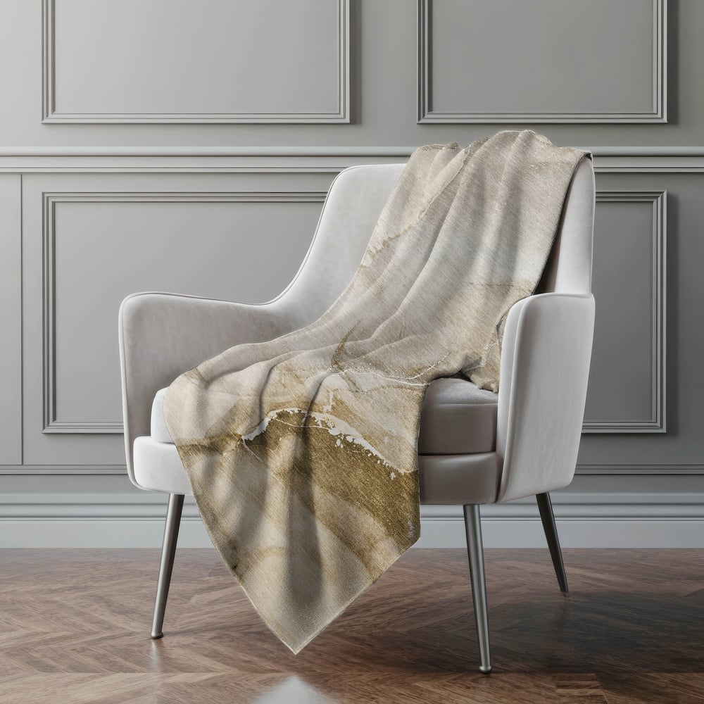 Premium Machine Washable Abstract Contemporary Sherpa Throw Blanket