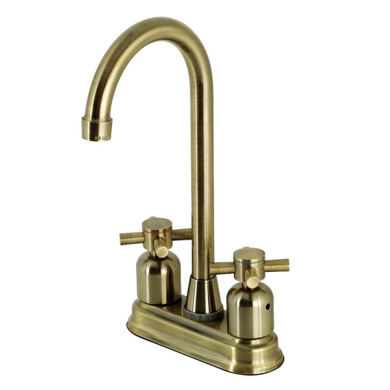 Kingston Brass Concord 4 in. Centerset Bar Faucet - Antique Brass
