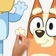 preview thumbnail 4 of 4, RoomMates Bluey and Bingo Character Blue Wall Decals