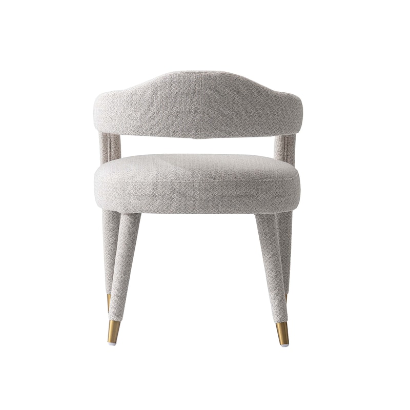 Manhattan Comfort Modern Aspen Tweed Dining Armchair