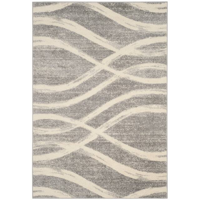 SAFAVIEH Adirondack Lelia Modern Abstract Distressed Rug
