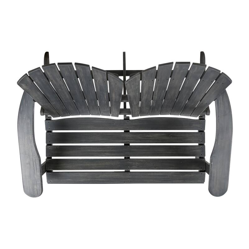 Malibu Outdoor Wood Adirondack Loveseat by Christopher Knight Home - 51.75"L x 35.75"W x 34.25" H