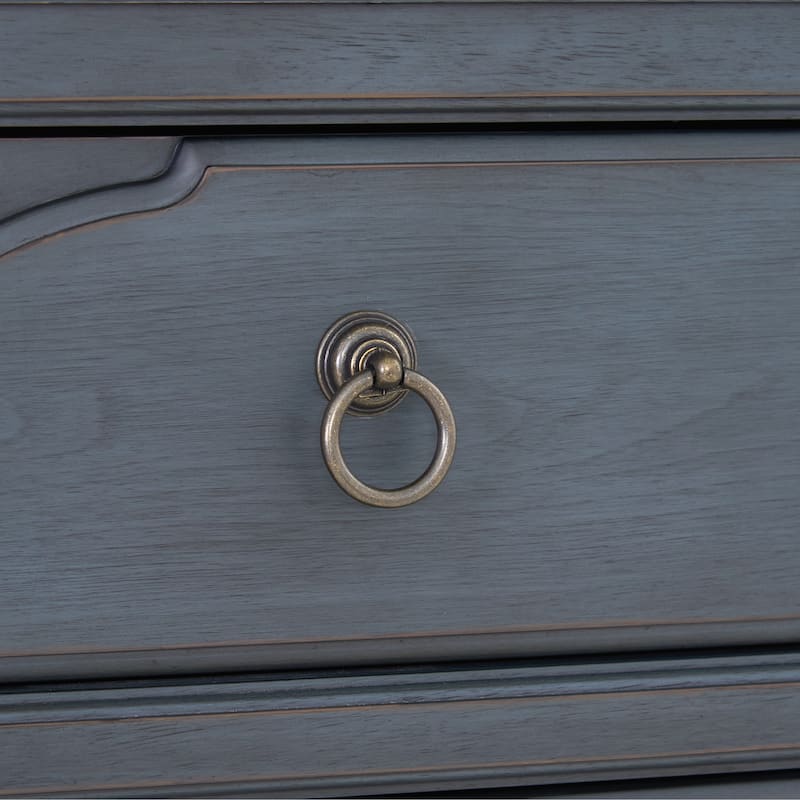 Bridgevine Home Americana Chest, No Assembly Required, Corduroy Blue Finish