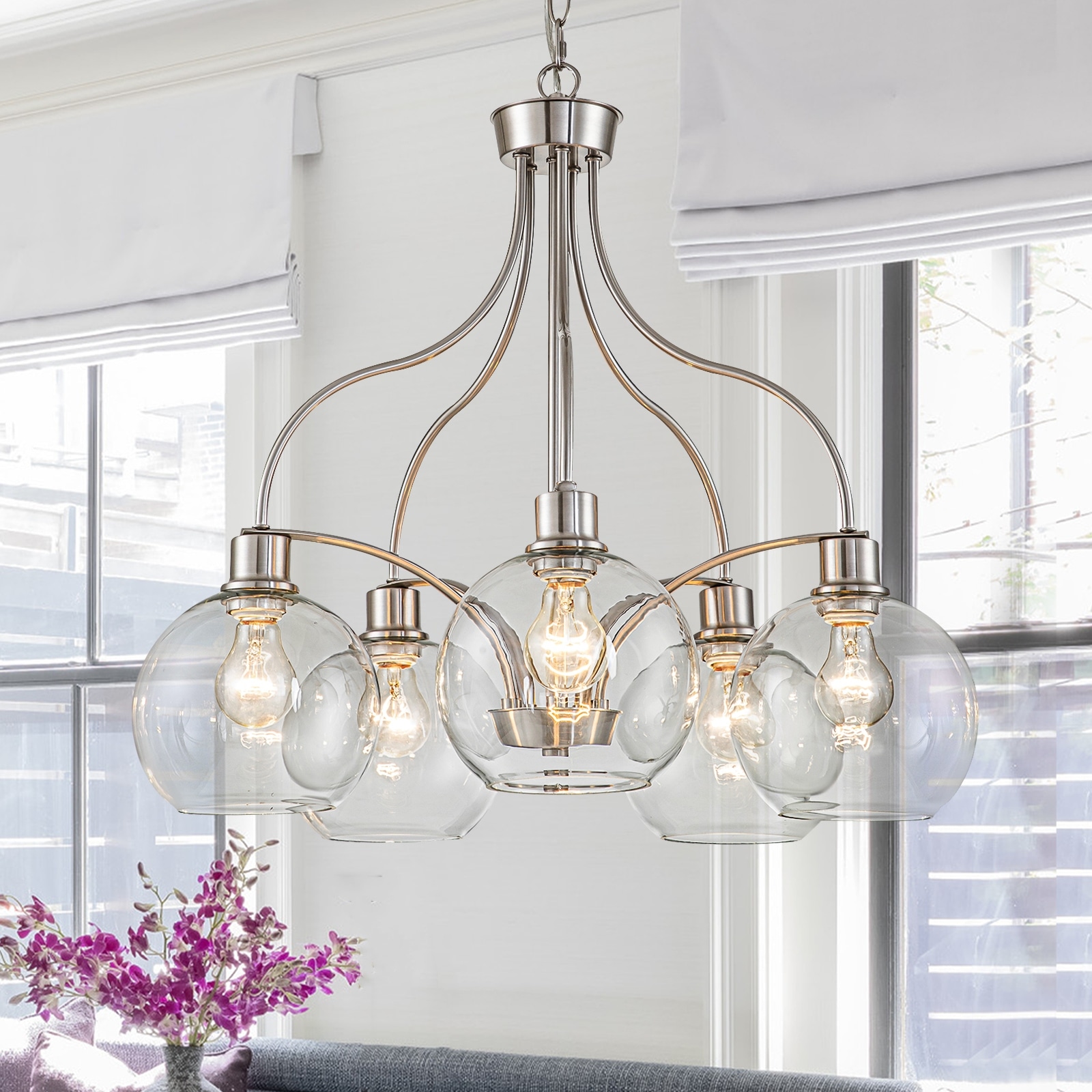 Linear sputnik clearance chandelier
