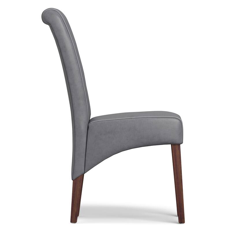 WYNDENHALL Franklin Transitional Deluxe Parson Dining Chair (Set of 2) - 17.7"w x 19.7"d x 40.2"h