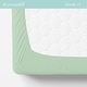 preview thumbnail 5 of 4, The Peanutshell Green Dino Bassinet Sheets for Newborn Baby Boy and Baby Girl, 4 Pack Set