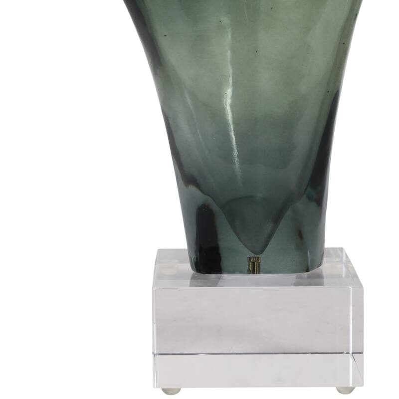 Glass Sculpture Artistic Agua Splash Elegant Decorations Living Room