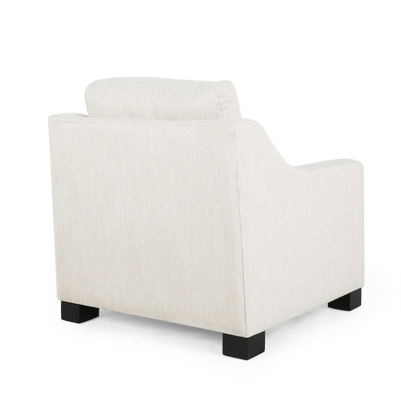 Halevy Contemporary Upholstered Club Chair by Christopher Knight Home