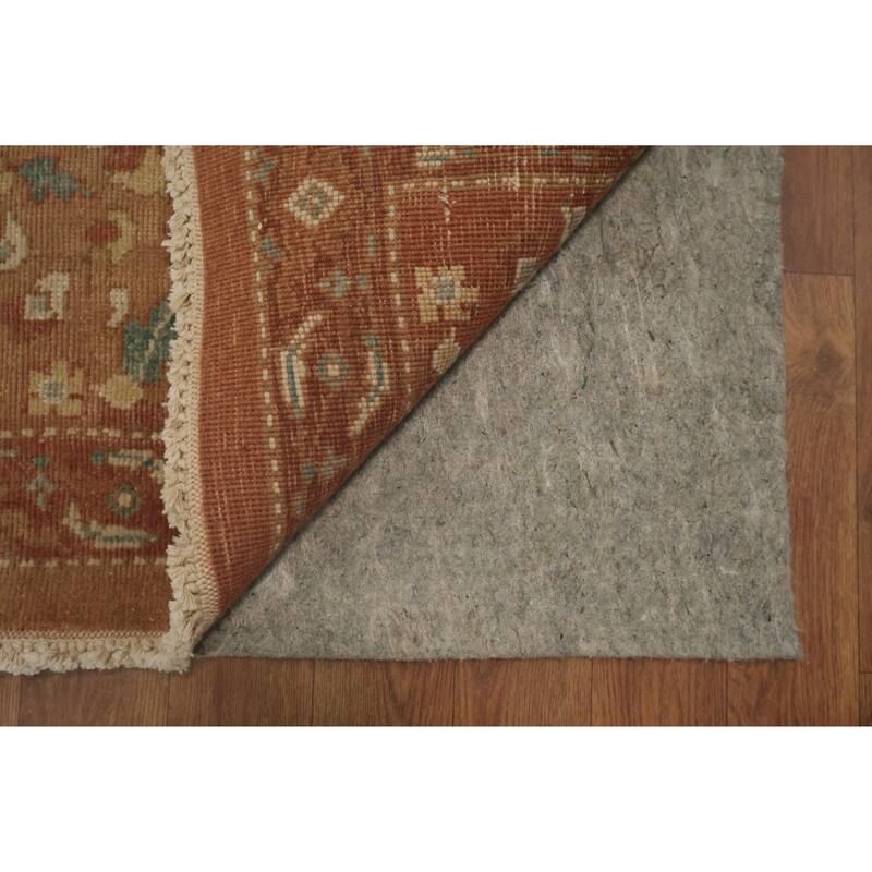 Hand Knotted Oriental 100% Wool Carpet Traditional All-Over Brown Ziegler Area Rug - 3' 11'' X 2' 0''