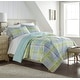 preview thumbnail 21 of 32, Seersucker Comforter Set Summer Plaid - King