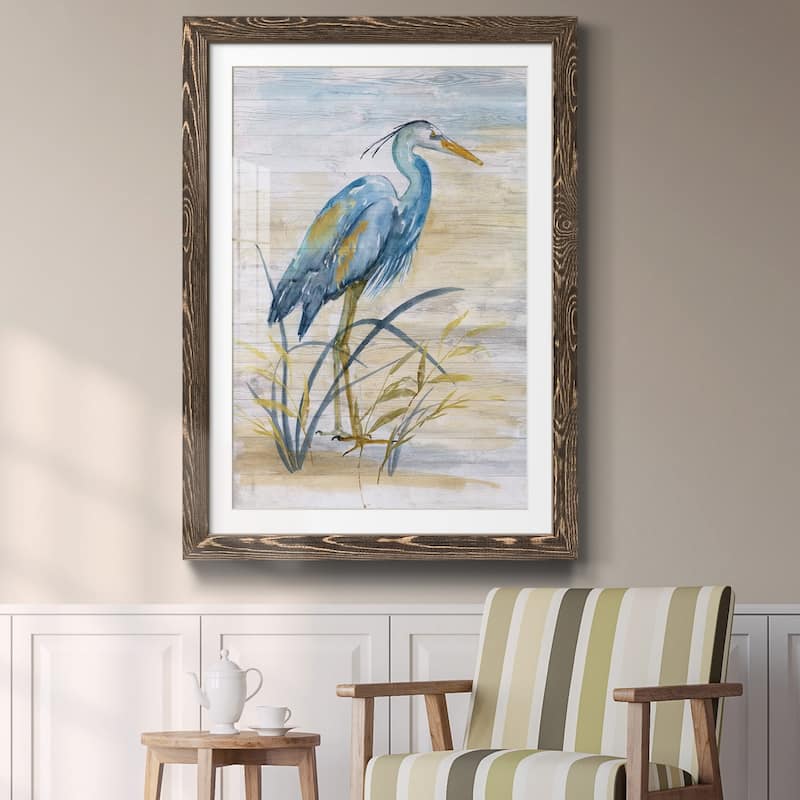 Blue Heron I-Premium Framed Print - Ready to Hang