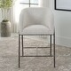 preview thumbnail 7 of 5, Uttermost Jacobsen Gray 27" Counter Stool - 23"W x 39"H x 23"D