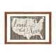 preview thumbnail 8 of 18, iCanvas "Land That I Love" by Kelly Donovan Walnut - 16x24x1