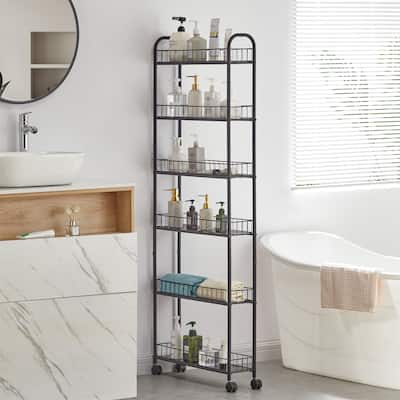 Storage Tower Rack with Wheels