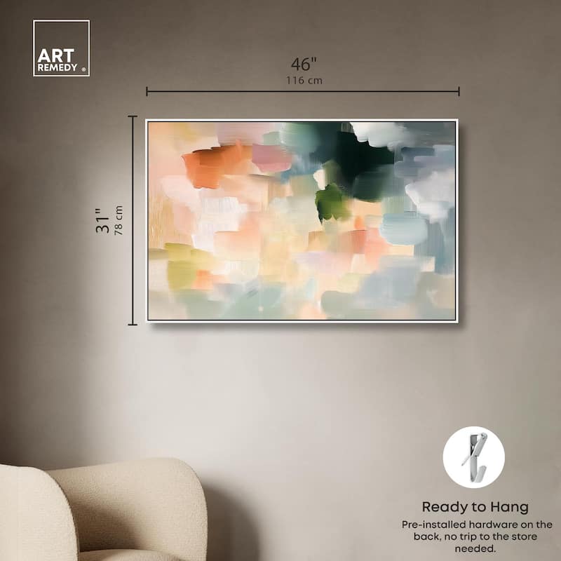 Dreamlike Hues II Canvas by Art Remedy