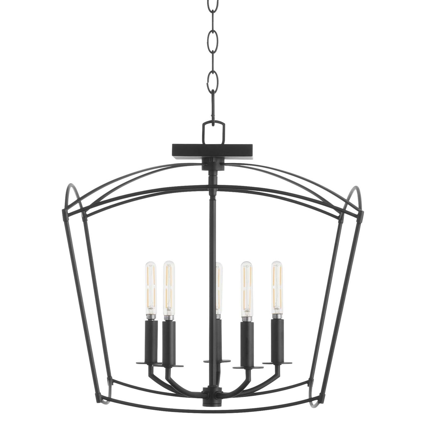 Quorum International 2812-18 Mantle 5 Light 19" Wide Pendant