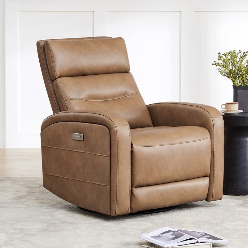 Spruce & Spring Cheryl Power Glider Swivel Rocker Recliner Chair Nursery Recliner