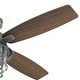 preview thumbnail 15 of 16, Hunter 52" Port Royale Outdoor Ceiling Fan with LED Light Kit and Handheld Remote, Damp Rated