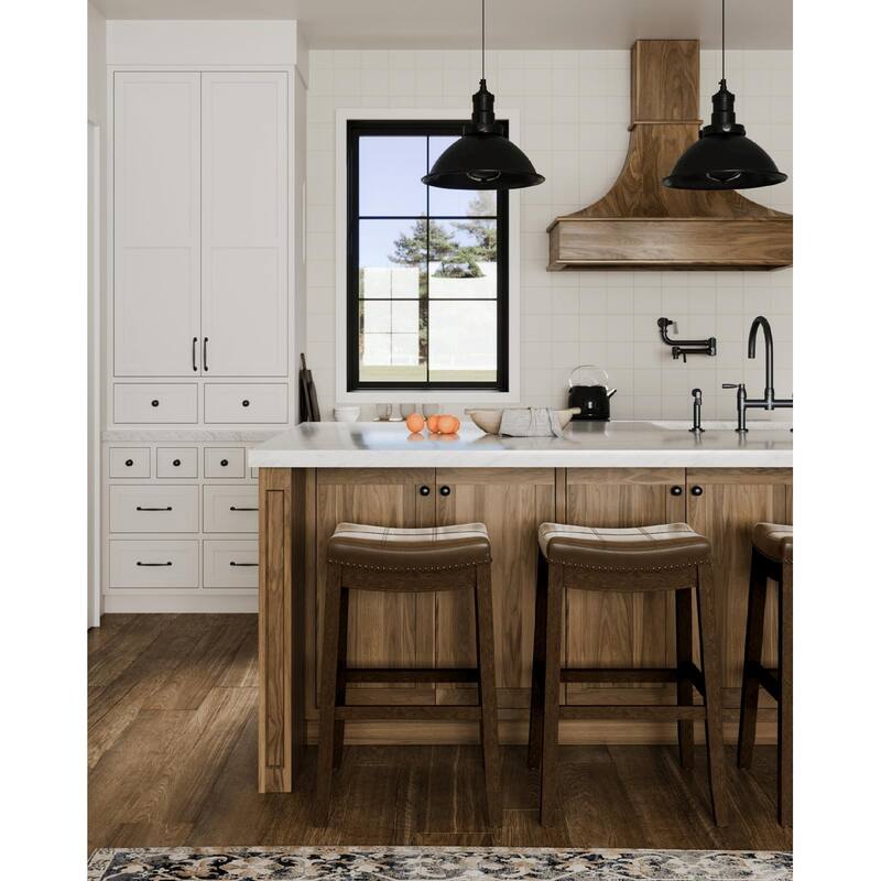Maven Lane Sophia Saddle Kitchen Dining Stool